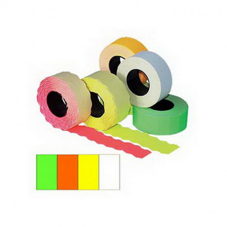 Markeerimislindid 26x16mm, kollane/kandiline, 5 tk