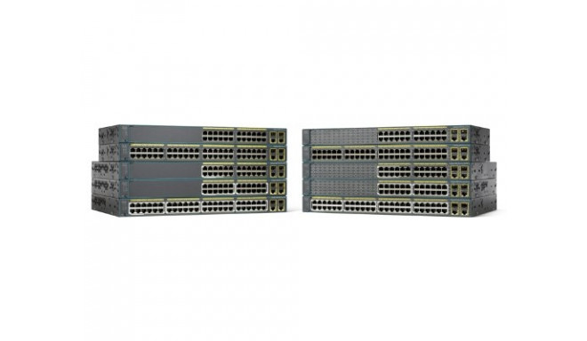 Cisco WS-C2960+24LC-L 123W/100/MAN/24 - 2x SFP, LAN Base