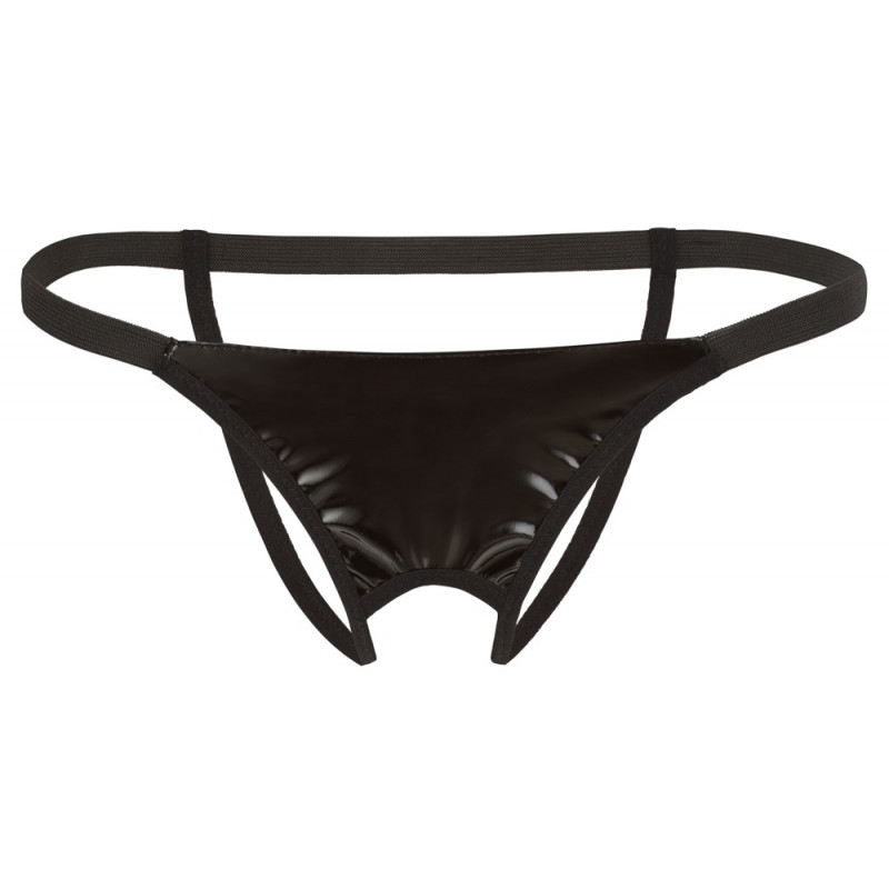 Black Level - Vinyl String crotchless L/XL - Underwear - Photopoint
