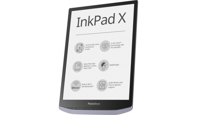 PocketBook e-luger InkPad X, hall