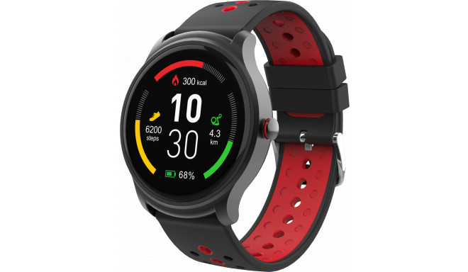 Canyon smartwatch CNS-SW81BR, black/red