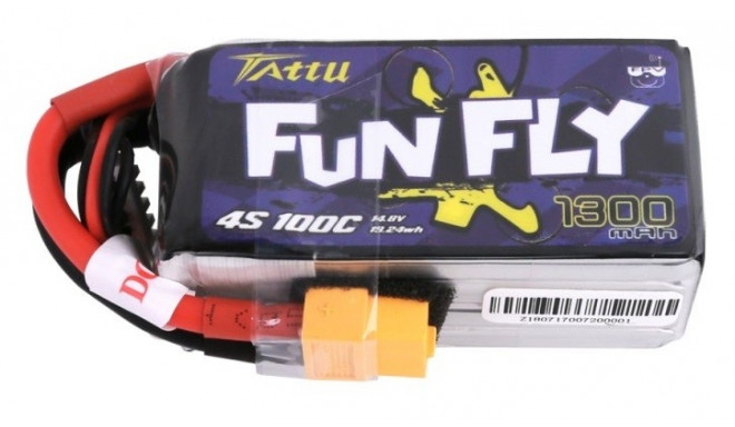 Gens Ace battery 1300mAh 14.8V 100C Funfly Series