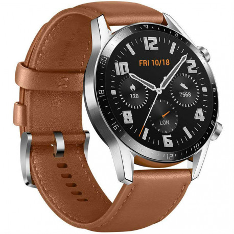 Huawei Watch GT 2 46mm, pruun nahk