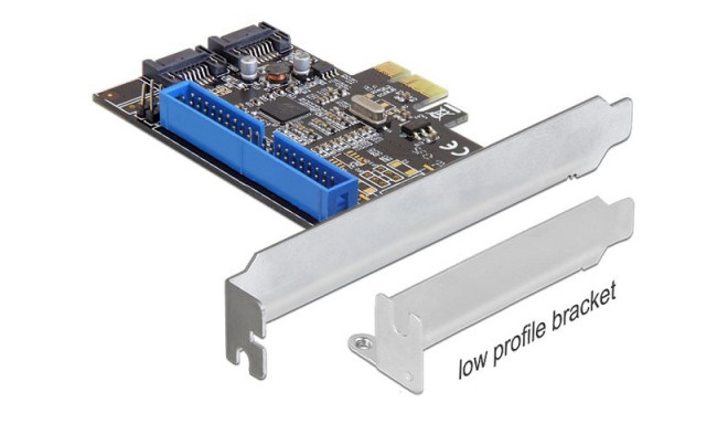 DELOCK PCI EXPRESS CARD > 2 X INTERNAL SATA 6 GB/S + 1 X INTERNAL IDE