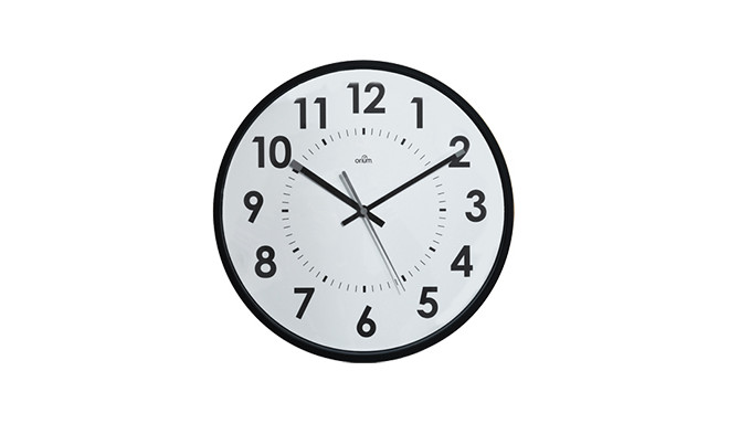CEP wall clock Orium 30cm, black