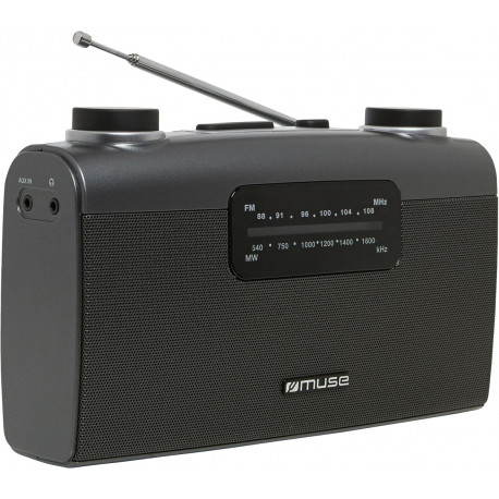 Muse radio M-058R, melns
