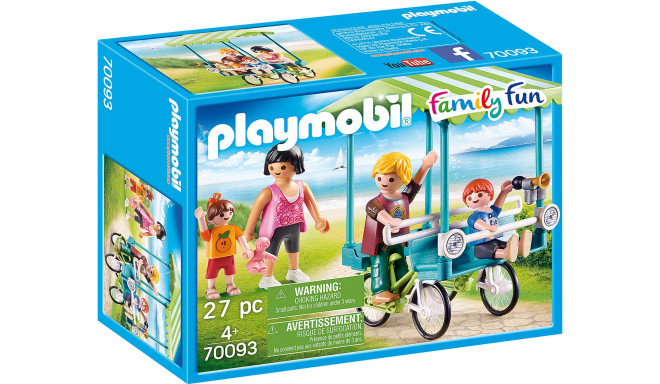 Playmobil rotaļu komplekts Family Bicycle