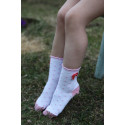 BOBBY children's bamboo socks, white 23-26, 27-30, 31-35