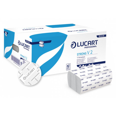 Lucart papīra dvieļi Strong V2 190 loksnes