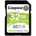 Kingston mälukaart SDHC 32GB Canvas Plus Class 10 UHS-I