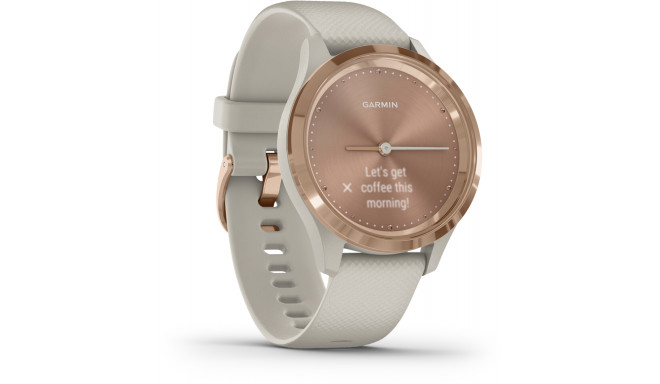 Garmin vivomove white online rose gold