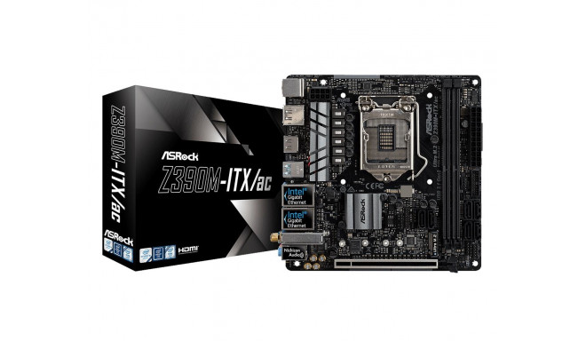 Asrock Z390M-ITX/ac motherboard LGA 1151 (Socket H4) Mini ITX Intel Z390