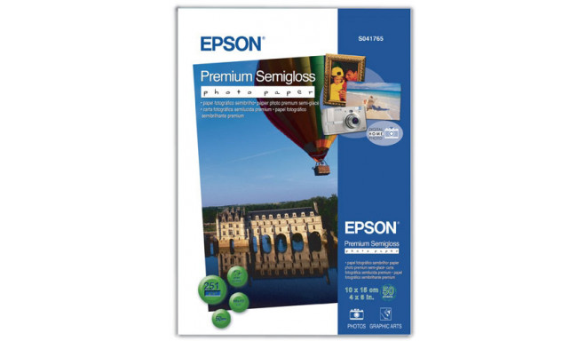 Epson fotopapīrs 10x15 Premium Semigloss 251g 50 lapas