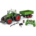 Carson RC tractor with trailer (green / red)