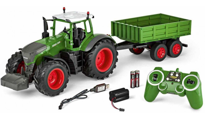 Carson RC tractor with trailer (green / red)