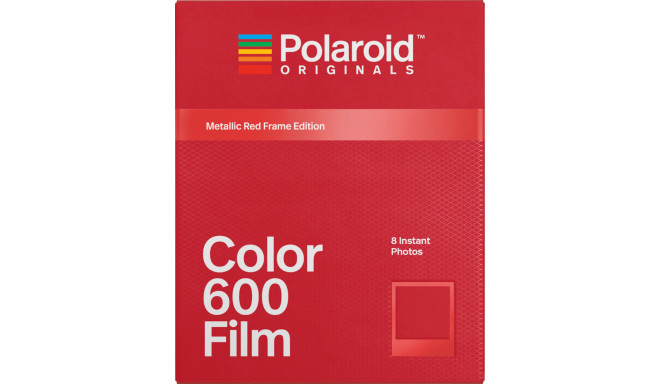 Polaroid 600 Color Metallic Red Frame (beidzies derīguma termiņš)