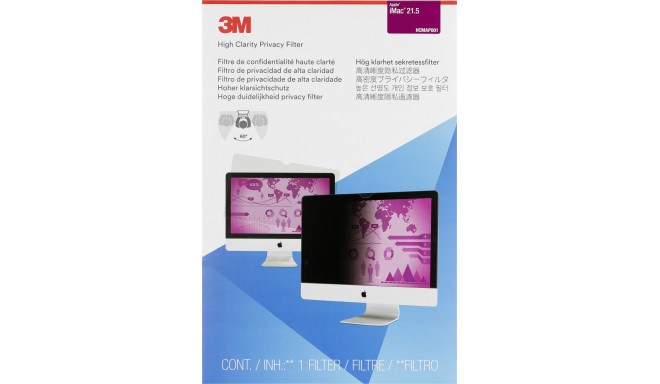 3M kaitsekile HCMAP001 Privacy High Clarity Apple iMac 21