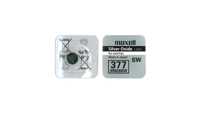 Maxell baterija SR626SW/377 1,55V