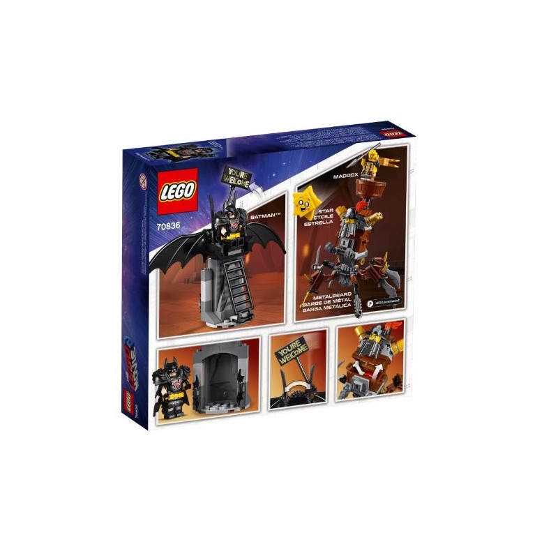 LEGO The LEGO Movie 2 Battle-Ready Batman & MetalBeard Set 70836