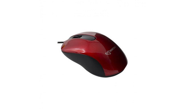 Sbox M-901 Optical Mouse  Red