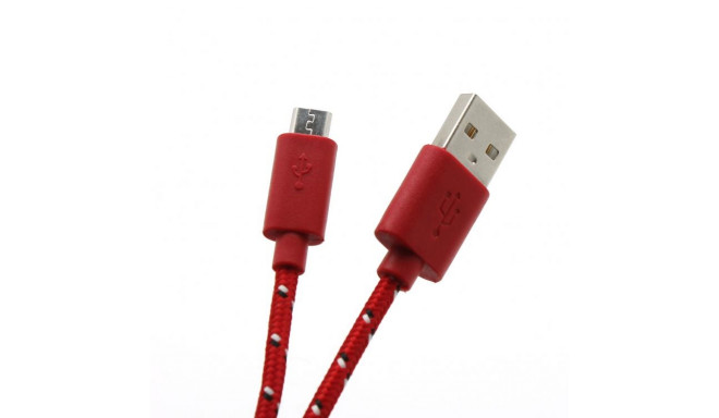 Sbox USB-1031R USB->Micro USB 1M Red