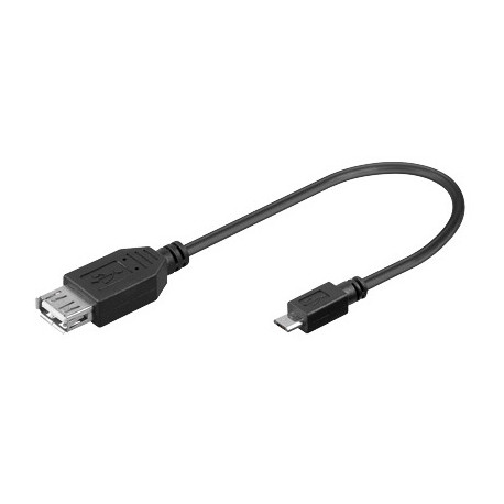 Sbox USB A F.->MICRO USB M. 0.1M USB F-MICRO M
