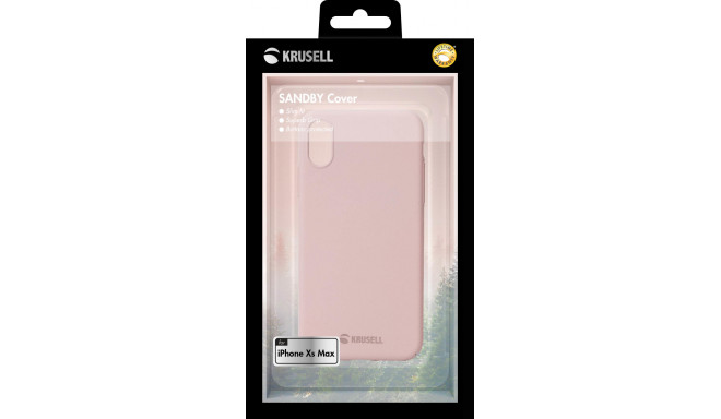 Krusell Sandby Cover Apple iPhone XS Max dusty pink