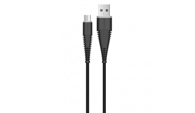 Devia Fish 1 Series Cable for Micro USB (5V 2.4A,1.5M) Black