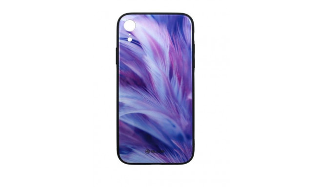 Tellur Cover Glass print for iPhone XR feather