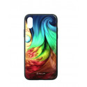 Tellur Cover Glass print for iPhone XS mesmeric