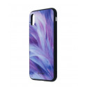 Tellur Cover Glass print for iPhone XS feather