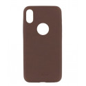 Tellur Cover Slim Synthetic Leather for iPhone X/XS brown