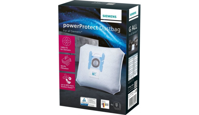 Siemens dust bag (4 + 1) type G ALL VZ41FG - PowerProtect not for VS08, VS01