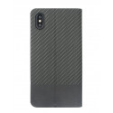 Tellur Book Case Carbon for iPhone XS black