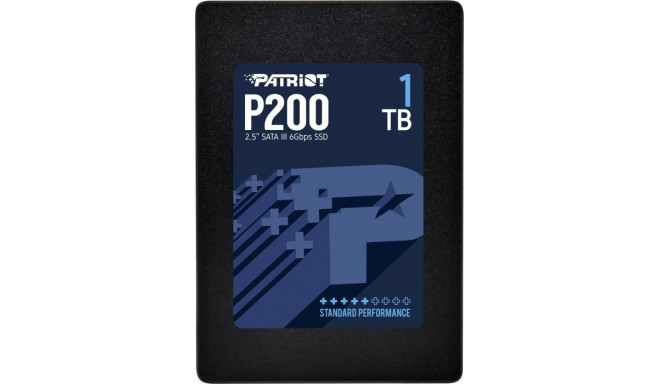Patriot P200 1TB Solid State Drive (black, SATA 6Gb / s, 2.5 ")