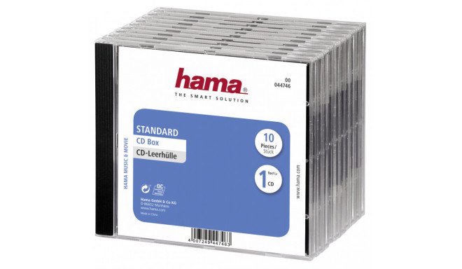 Hama CD case 10pcs (44746)