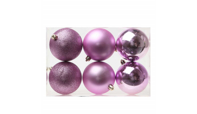 Ёлочные шарики Christmas Planet 8008 8 cm (6 uds) Фиолетовый