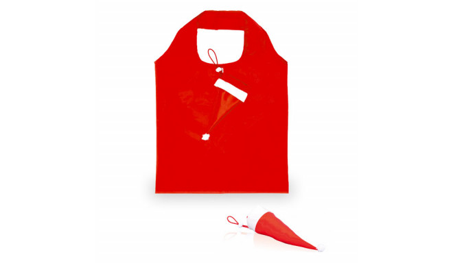 Folding Bag Santa Claus 143375 (Red)