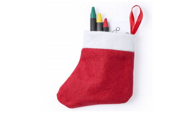 Christmas Sock with Accessories 145570 (Red)