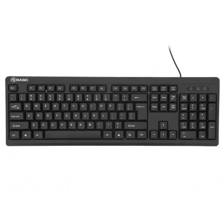 Tellur Basic Wired Keyboard US, USB Black