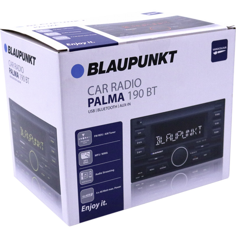 Blaupunkt Palma 190 BT doppio-DIN mp3-Autoradio Bluetooth Aux-in USB-Palma 190 