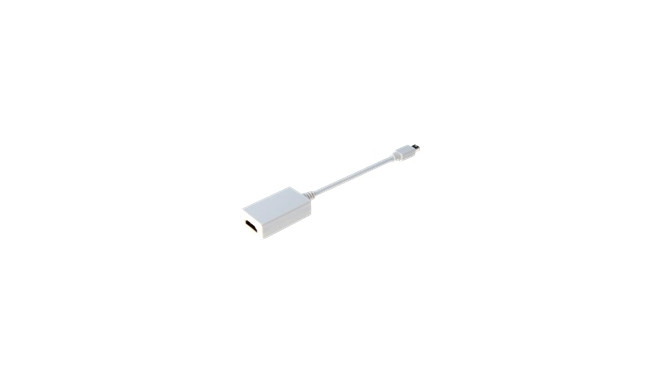 ASSMANN DisplayPort adapter cable mini DP - HDMI type A M/F 0.15m DP 1.1a compatible CE wh