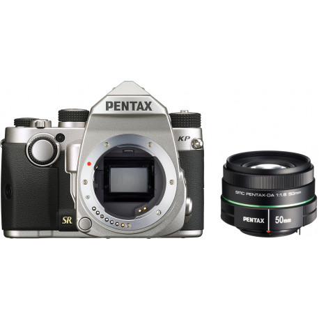 Pentax KP + DA 50mm f/1.8, silver