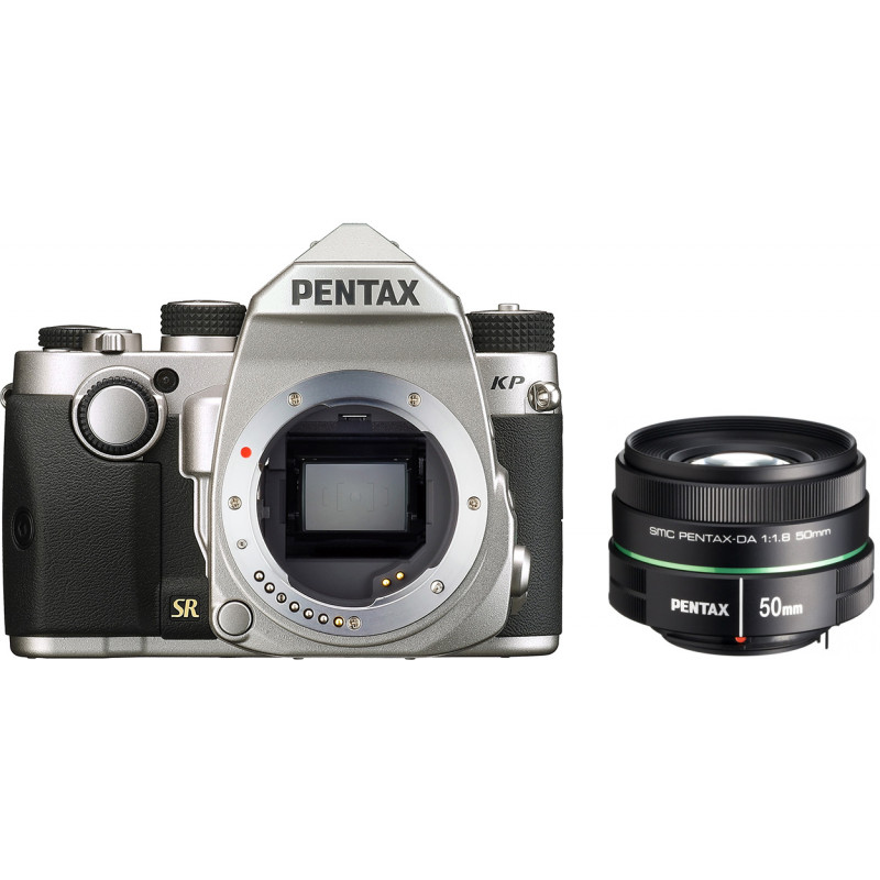 Pentax KP DA 50mm f/1.8, silver DSLRs Photopoint