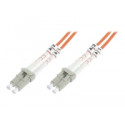 DIGITUS Fiber Optic Patch Cord LC to LC Multimode 50/125 mju Duplex long 3m class OM3