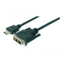 ASSMANN HDMI adapter cable type A-DVI(18+1) M/M 5.0m Full HD bl