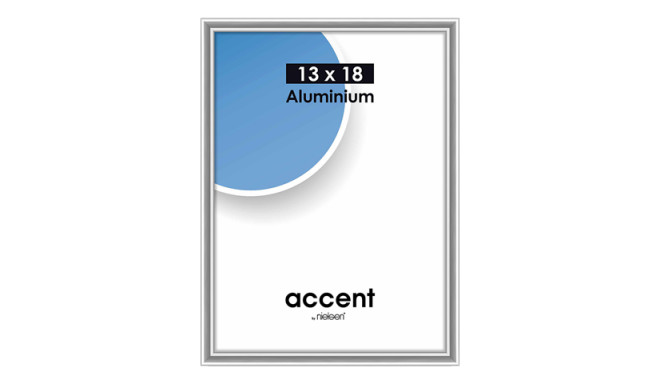 Nielsen Photo Frame 53223 Accent Glossy Silver 13x18 cm