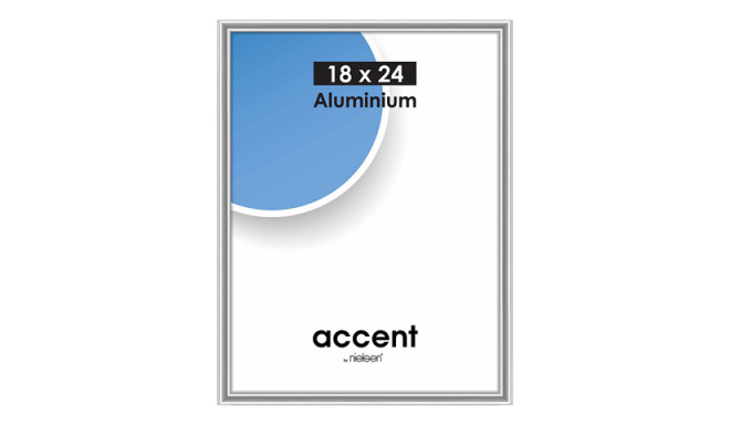 Nielsen Photo Frame 53423 Accent Glossy Silver 18x24 cm