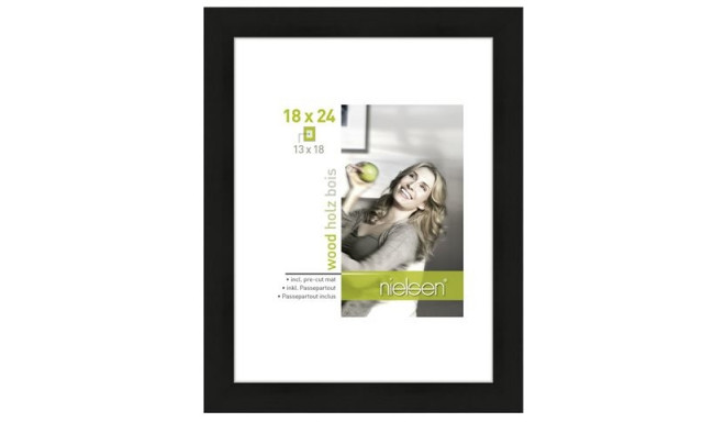 Nielsen Photo Frame 8988041 Apollon Black 18x24 / 13x18 cm