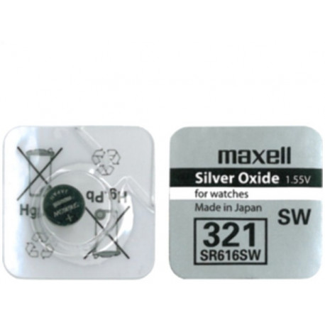 Maxell батарейка SR616SW/321 1,55V